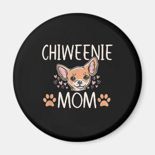 Imán chiweenie mamá chihuahua lindo dueño de perro aman