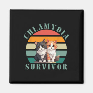 Imán Chlamydia Sobreviviente Retro Sarcástico Ironía Y2