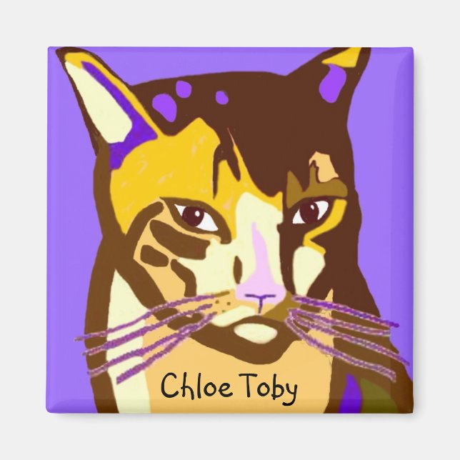Imán Chloe Toby Sq Magnet (Frente)