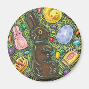 IMÁN CHOCOLATE BUNNY, CHICK, HUEVOS, JELLY BEANS