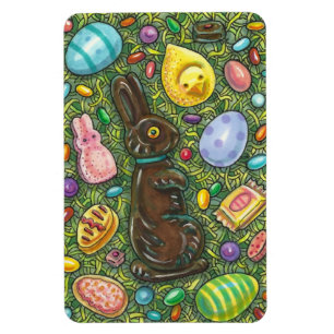 IMÁN CHOCOLATE BUNNY, CHICK, HUEVOS, JELLY BEANS