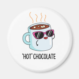 Imán Chocolate caliente Graciosa bebida caliente de cac