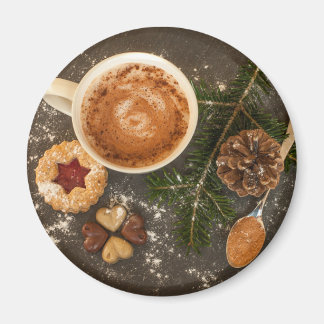 Imán Chocolate caliente navidades