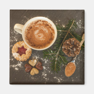 Imán Chocolate caliente navidades
