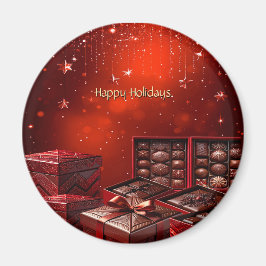Imán Chocolate Candy Holiday Magnet
