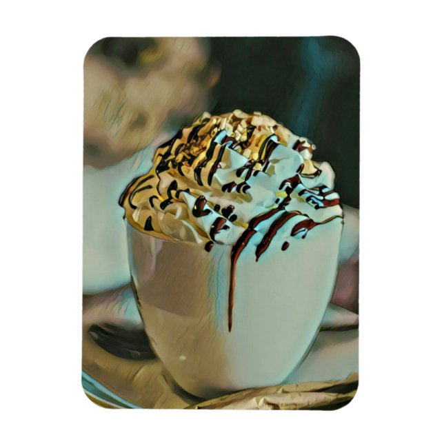 Imán chocolate con crema de helado (Vertical)