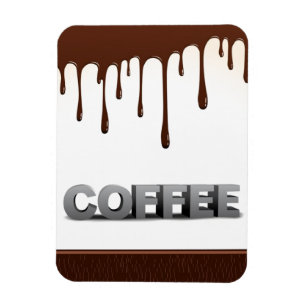 IMÁN CHOCOLATE DE CAFÉ DRIPS YUMMY DELICIOSAS PALABRAS