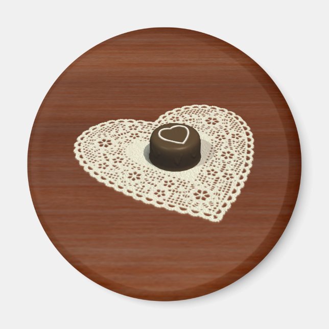 Imán Chocolate de San Valentín (Frente)