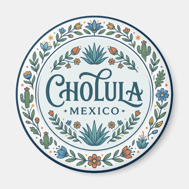 Imán Cholula México (Frente)