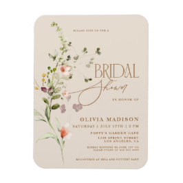 Imán Chorro Nupcial Jardín Floral Boho Escritura Modern