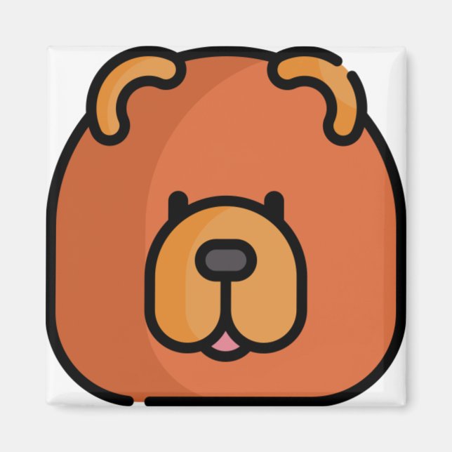 Imán Chow Chow (Frente)