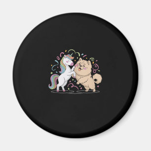 Imán Chow Chow Con Un Chow Chows De Unicornio Camiseta