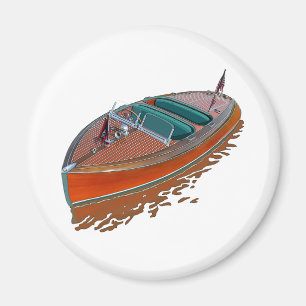 Imán Chris-Craft Barrel hacia atrás