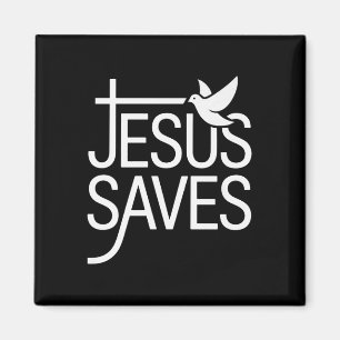 Imán Christan Jesus Saves Premium