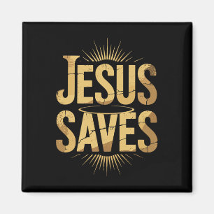 Imán Christan Jesus Saves Premium