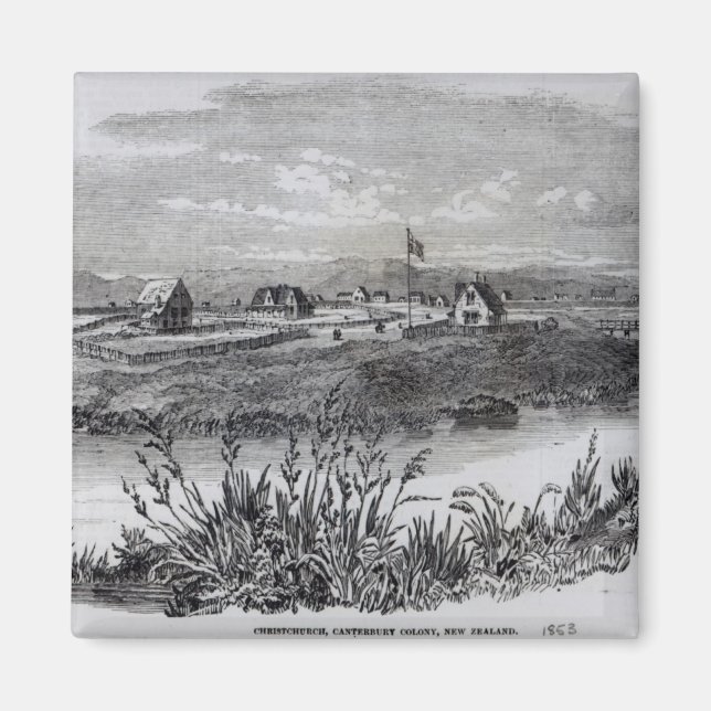 Imán Christchurch, Colonia Canterbury, Nueva Zelandia (Frente)