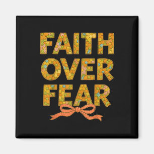 Imán Christian Jesus God Lover Floral Embroidery Faith