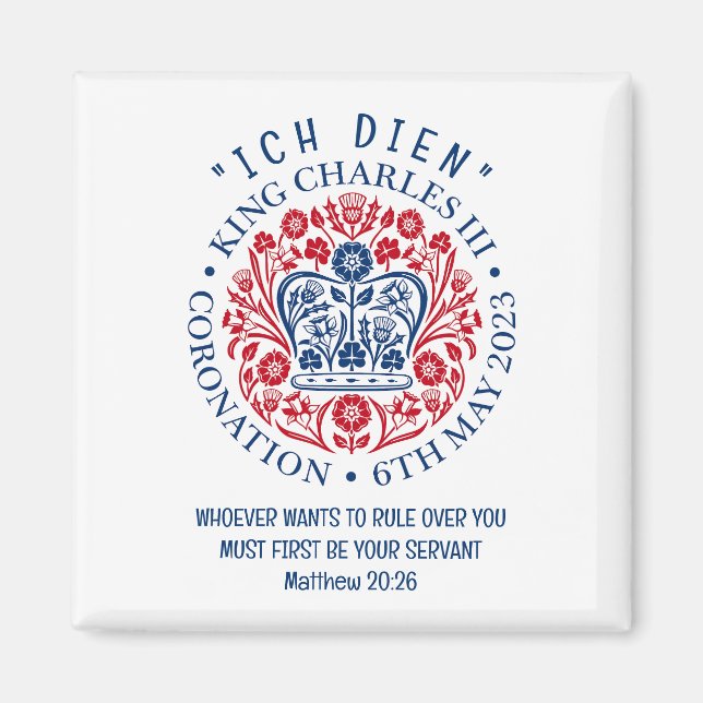 Imán Christian KING CHARLES III Coronación (Frente)