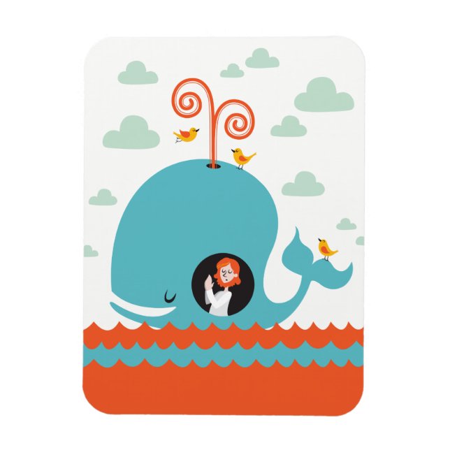 Imán Christian Magnet Bible Story Jonah And The Whale (Vertical)