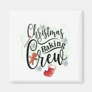 Imán Christmas Baking Crew