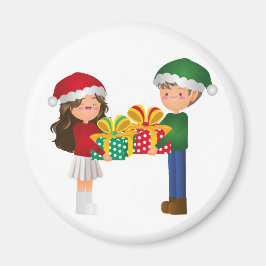 Imán Christmas Couple Magnet