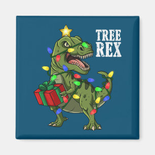 Imán Christmas Dinosaur Tree Rex Boys Girls Kids Xmas