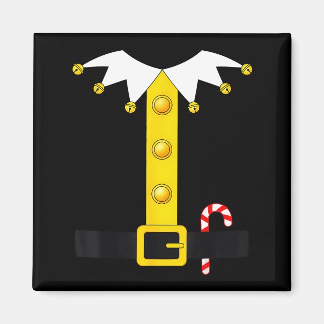 Imán Christmas Elf Costume  (Frente)