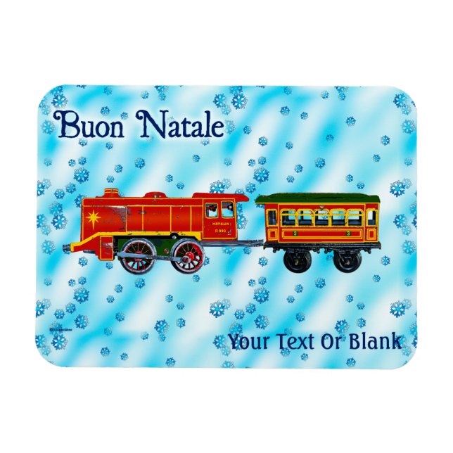 Imán Christmas Express - Buon Natale (Horizontal)