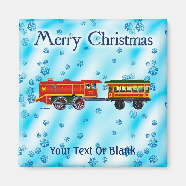 Imán Christmas Express - Feliz Navidad (Frente)