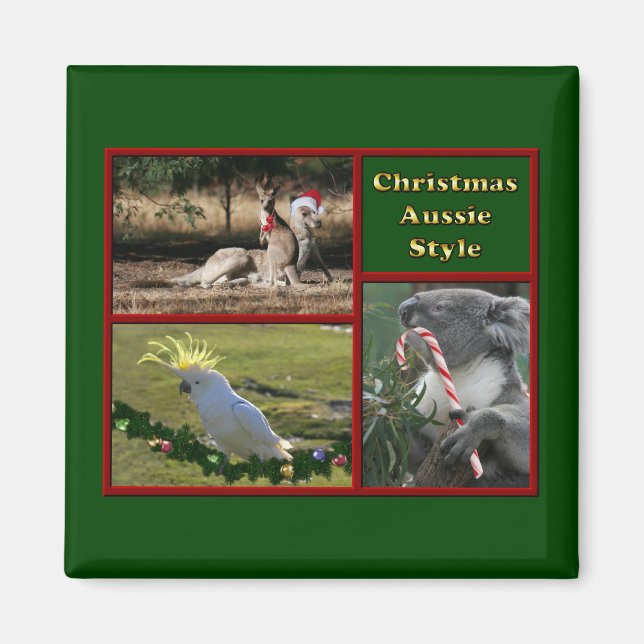 Imán Christmas in Australia (Frente)