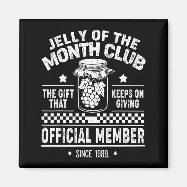 Imán Christmas Jelly Of The Month Club Member Funny Xma (Frente)