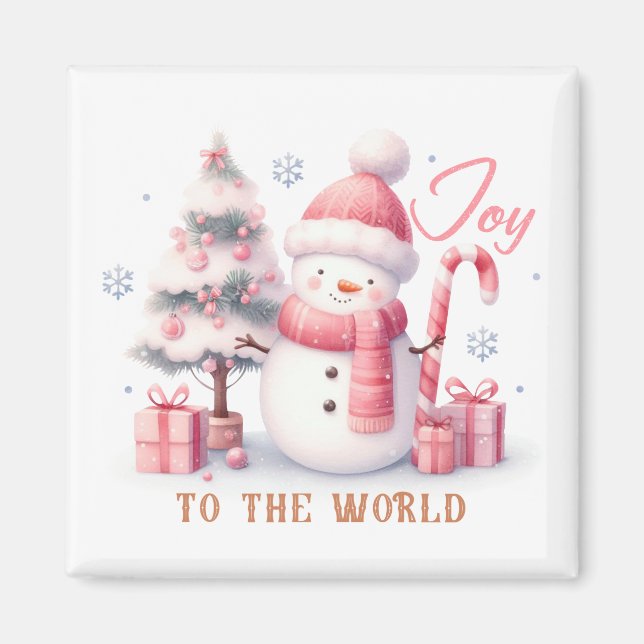 Imán Christmas Joy to the World Magnet (Frente)