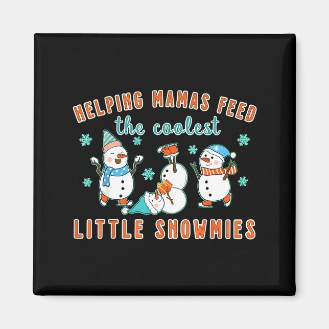 Imán Christmas Lactation Consultant Lactation Nurse Lac (Frente)