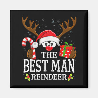 Imán Christmas Matching The Man Reindeer Family 