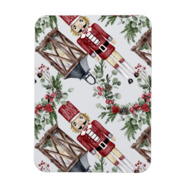 Imán Christmas nutcrackers and lanterns