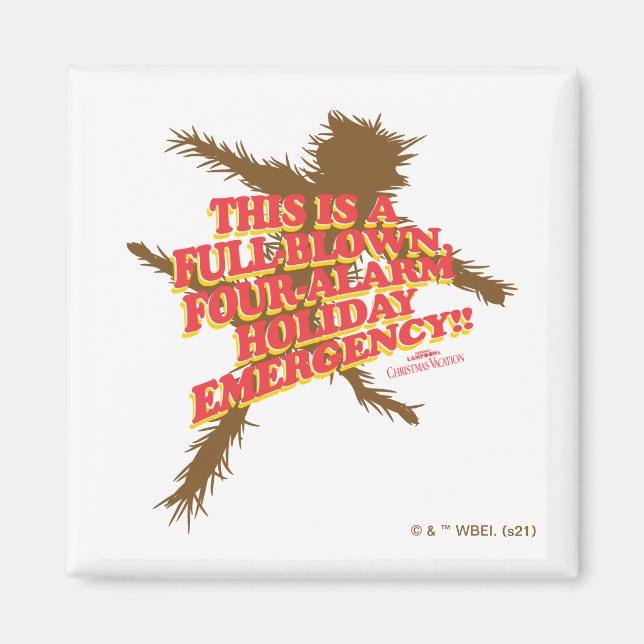 Imán Christmas Vacation | Four-Alarm Holiday Emergency (Frente)