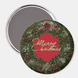 Imán Christmas Wreath Magnet