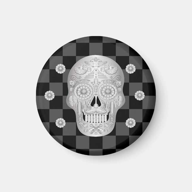 Imán Chrome Calavera Watch (Frente)