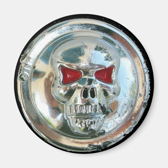 IMÁN CHROME SKULL (Frente)