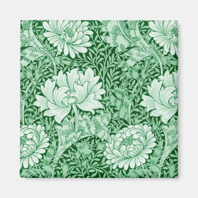 Imán Chrysanthemum Green, William Morris (Frente)