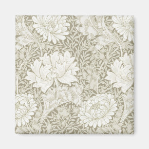 Imán Chrysanthemum Ivory, William Morris