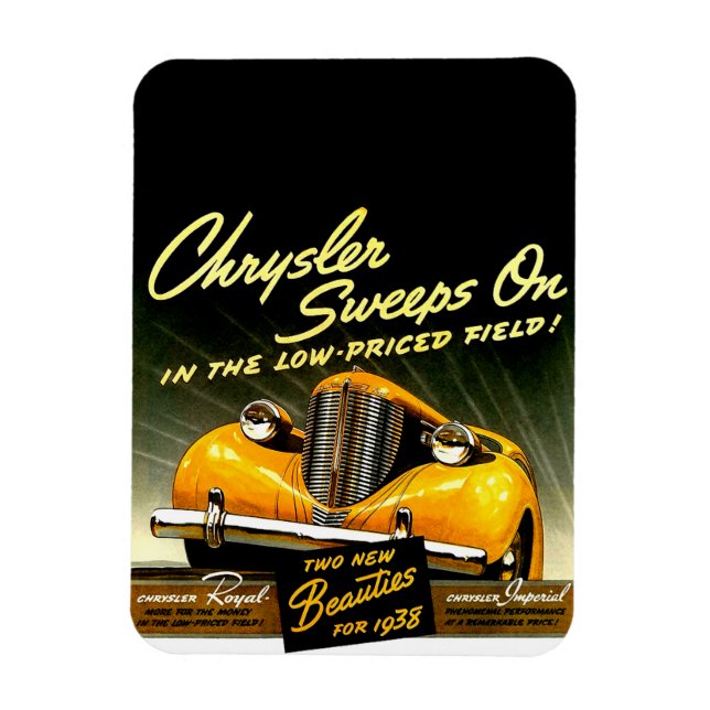 Imán Chrysler De 1938 Sigue (Vertical)
