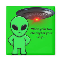 Chubby Alien Magnet