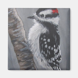 Imán Chubby Downy Woodpecker - Magnet