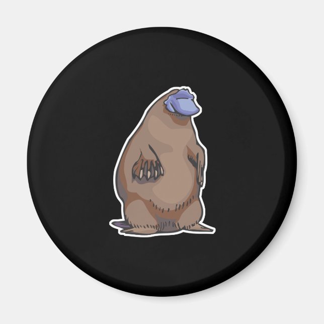 Imán chubby platypus (Frente)