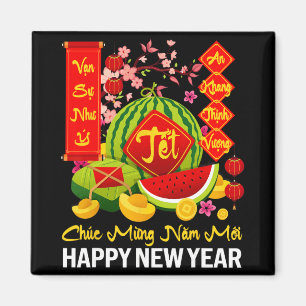 Imán Chuc Mung Nam Moi Feliz Año Nuevo Lunar Vietnamita