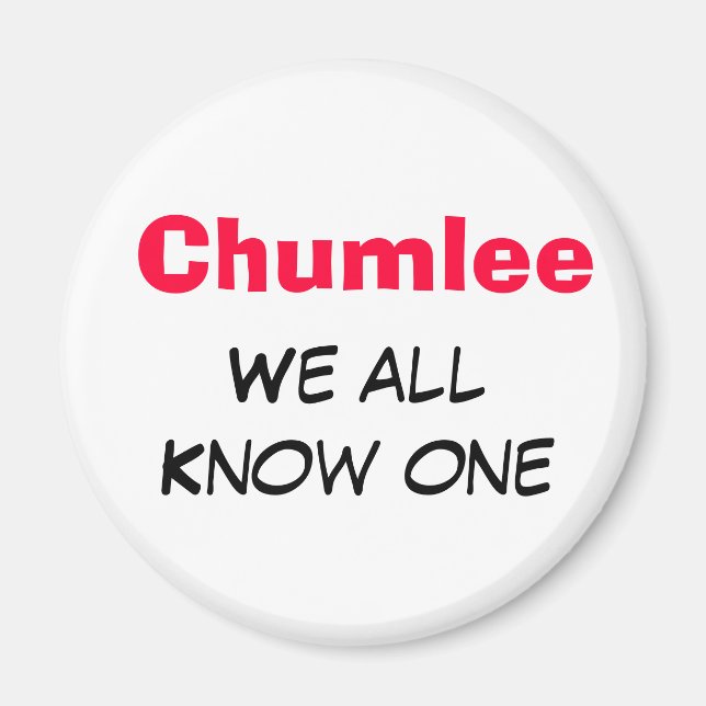 Imán Chumlee (Frente)