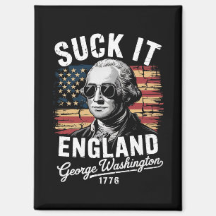 Imán Chúpate Eso Inglaterra 4 de Julio George Washingto