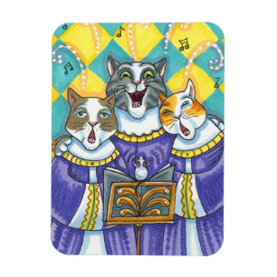 IMÁN CHURCH CHOIR CATS & MOUSE CANTANDO NAVIDADES CAROL