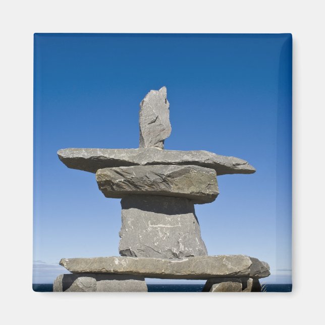 Imán Churchill, Manitoba. Inukshuk (Frente)